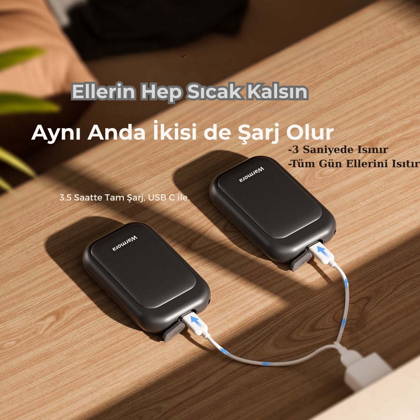 WARMORA® Şarjlı El Isıtıcısı