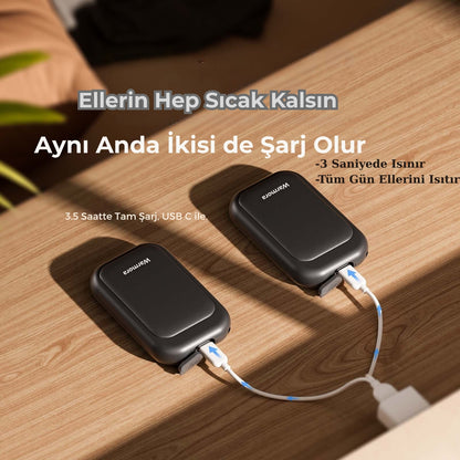 WARMORA® Şarjlı El Isıtıcısı