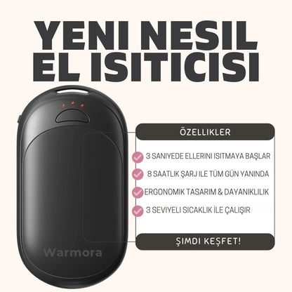 WARMORA® Şarjlı El Isıtıcısı
